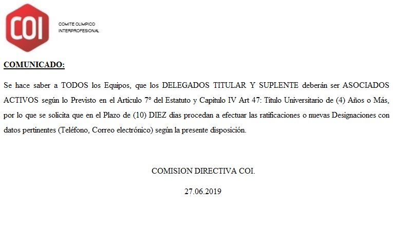 DELEGADOS